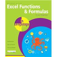 Book cover for Excel Functions & Formulas in Easy Steps