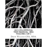 Book cover for 2015 Cpa Official Test Manual Reg