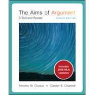 Book cover for Looseleaf for Aims of Argument: A Text and Reader MLA Update 2016