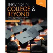 Book cover for Thriving in College and Beyond