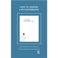 Book cover for How to Choose a Psychotherapist