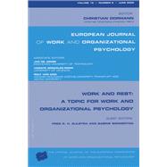 Book cover for Work and Rest: A Topic for Work and Organizational Psychology