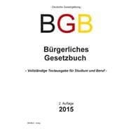 Book cover for Burgerliches Gesetzbuch Bgb