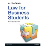 Book cover for Law For Business Students