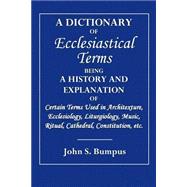 Book cover for A Dictionary of Ecclesiastical Terms