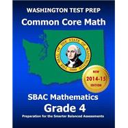 Book cover for Washington Test Prep Common Core Math Sbac Mathematics, Grade 4