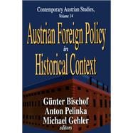 Book cover for Austrian Foreign Policy in Historical Context