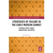 Book cover for Strategies of Failure in the Early Modern Sonnet