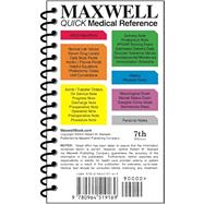 Book cover for Maxwell Quick Medical Reference Pocket, 7th Edition