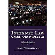 Book cover for Internet Law: Cases & Problems