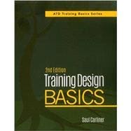 Book cover for Training Design Basics
