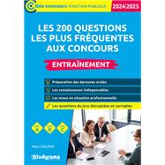 Book cover for Les 200 questions les plus fréquentes aux concours - Méthode + entraînement - Catégories A, B et ...