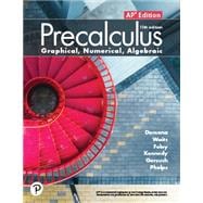 Book cover for Precalculus: Graphical, Numerical, Algebraic, NASTA Student Edition, AP edition