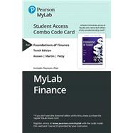 Book cover for MyLab Finance with Pearson eText -- Combo Access Card -- for Foundations of Finance