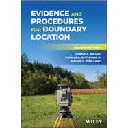 Book cover for Evidence and Procedures for Boundary Location