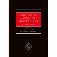 Book cover for Disclosure in Criminal Practice 2e