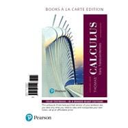 Book cover for Thomas' Calculus Early Transcendentals, Books a la Carte Edition