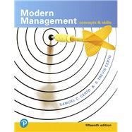 Book cover for Modern Management Concepts and Skills, Student Value Edition
