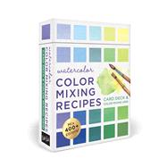 Book cover for Watercolor Color Mixing Recipes Card Deck & Color Mixing Grid: Mix 400+ Colors!