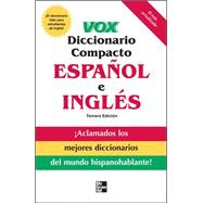 Book cover for Vox diccionario compacto español e ingles, 3E  (PB)
