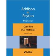 Book cover for Addison v. Peyton Case File