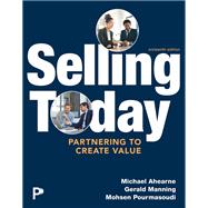 Book cover for Selling Today: Partnering to Create Value [Rental Edition]