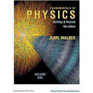 Book cover for Fundamentals of Physics 10E Volume 1 for United States Naval Academy