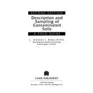 Book cover for Description and Sampling of Contaminated Soils
