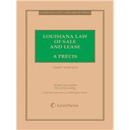 Book cover for Louisiana Law of Sale and Lease, A Précis