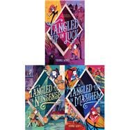 Book cover for The Tangled Mysteries Collected Set Tangled Up in Luck; Tangled Up in Nonsense; Tangled Up in Mayhem