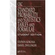 Book cover for CRC Standard Probability and Statistics Tables and Formulae, Student Edition