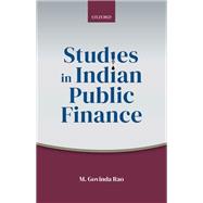Book cover for Studies in Indian Public Finance