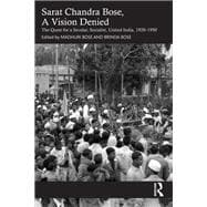 Book cover for Sarat Chandra Bose, A Vision Denied