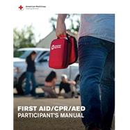 Book cover for American Red Cross First Aid/CPR/AED Participant's Manual, Revision 2025