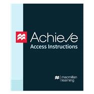 Book cover for Achieve for Statistics for the Behavioral Sciences (1-Term Online)