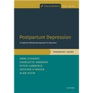 Book cover for Postpartum Depression Therapist Guide A Cognitive-Behavioral Approach to Recovery