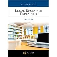 Book cover for Legal Research Explained [Connected eBook with Study Center]