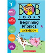 Book cover for Bob Books - Beginning Phonics Workbook | Phonics, Writing Practice, Ages 4 and up, Kindergarten, First Grade (Stage 1: Starting to Read)