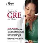 Book cover for Cracking the GRE, 2011 Edition