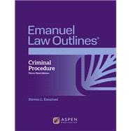 Book cover for Emanuel Law Outlines for Criminal Procedure