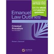 Book cover for Emanuel Law Outlines for Criminal Procedure