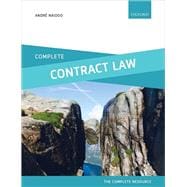 Book cover for Complete Contract Law Text, Cases, and Materials
