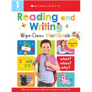 Book cover for First Grade Reading/Writing Wipe Clean Workbook: Scholastic Early Learners (Wipe Clean)