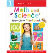 Book cover for First Grade Math/Science Wipe Clean Workbook: Scholastic Early Learners (Wipe Clean)