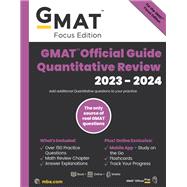 Book cover for GMAT Official Guide Quantitative Review Problem Solving 2023-2024, Book + Online Question Bank