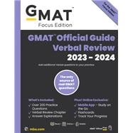 Book cover for GMAT Official Guide Verbal Review 2023-2024 Book + Online Question Bank