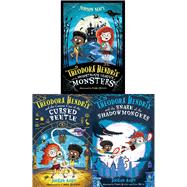 Book cover for The Theodora Hendrix Collected Set Theodora Hendrix and the Monstrous League of Monsters; Theodora Hendrix and the Curious Case of the Cursed Beetle; Theodora Hendrix and the Snare of the Shadowmongers